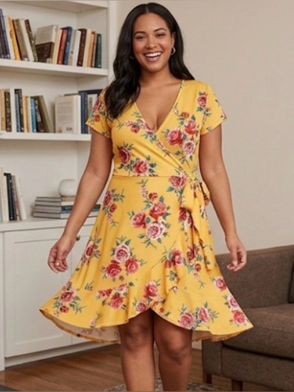 H&M SHORT WRAP DRESS